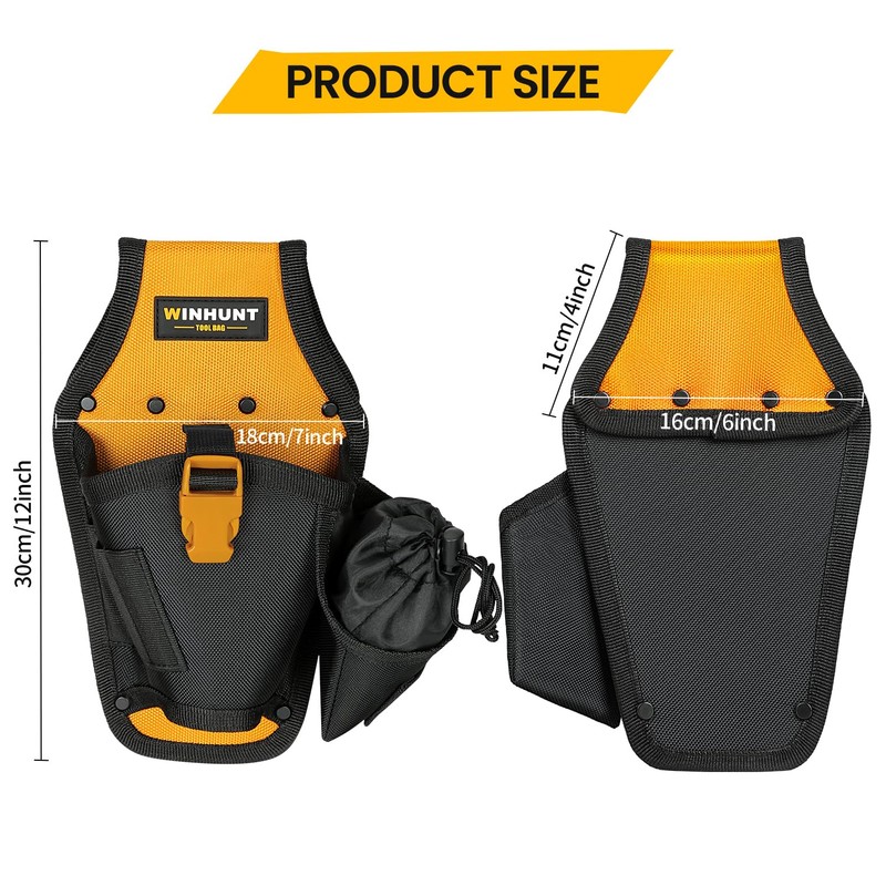 WINHUNT Tool Belt Drill Holster, 30 x 17 x 6