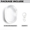 Foweroty PVC Storage Bag for Organizing Data Cables, Chargers, Earphone,