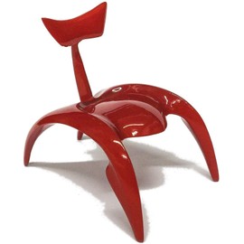 Take a Seat Racing Red Chair Resin Mint in Box