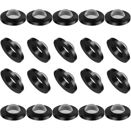 20 Pcs Hose Washer with Screen Filter Washers Stainless Steel & Black Rubber Filter Gasket for 1" Inlet, Fits 5/8" Washing Machine & 3/4" Garden Hose Connector