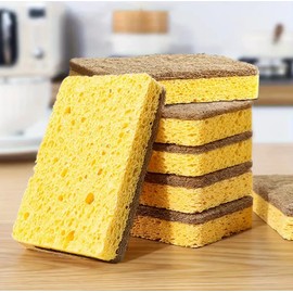 Yuktha Naturals Coconut Coir Dishwashing Scrub Pad with Cellulose, 100% Biodegradable