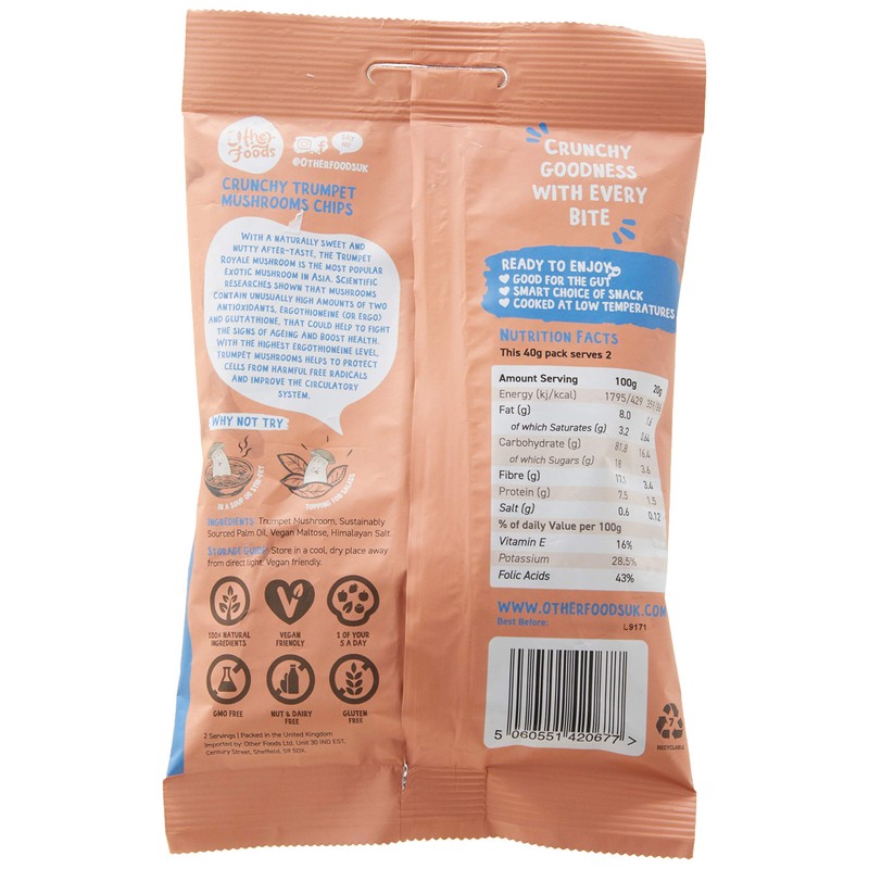 Other Foods Crunchy Trumpet Mushrooms (40g)