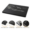 Adolif Natural Black Marble Pastry and Cutting Board, 12x16x0.7 Inch,