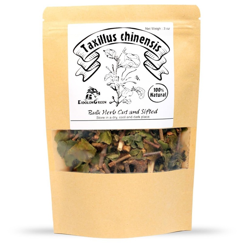 EidolonGreen [China Medicinal Herb] Dried Chinese Mistletoe (Taxillus chinensis/Sang ji