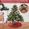 Emsiok Reversible Christmas Tree Stand Mat, 36 Inch Round Christmas
