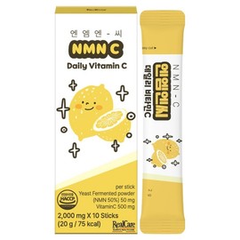 Real Care NMN-C NMN-C Daily Vitamin C, 1 unit, 10 servings / 리얼케어 NMN-C 엔엠엔씨 데일리 비타민C, 1개, 10회분