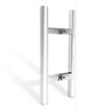 NovaNectar Square Ladder Pull Back-to-Back Handle, 304 Stainless Steel Bathroom
