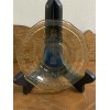 Federal Glass Patrician Spoke Amber Depression Glass Cup and Saucer
