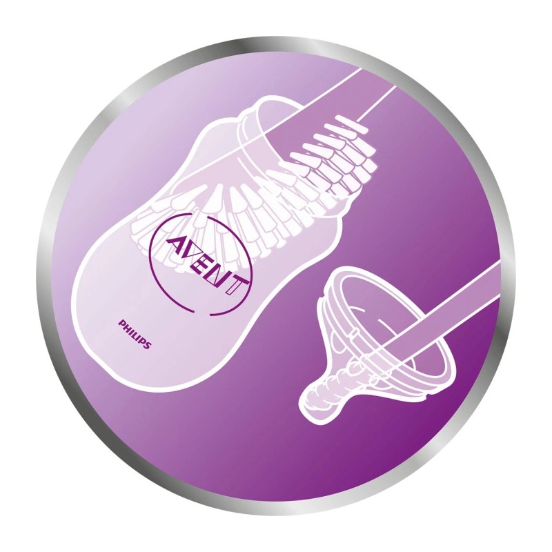 Avent Bottle Brush Blue Soft Bristle for Cleaning Bottles and