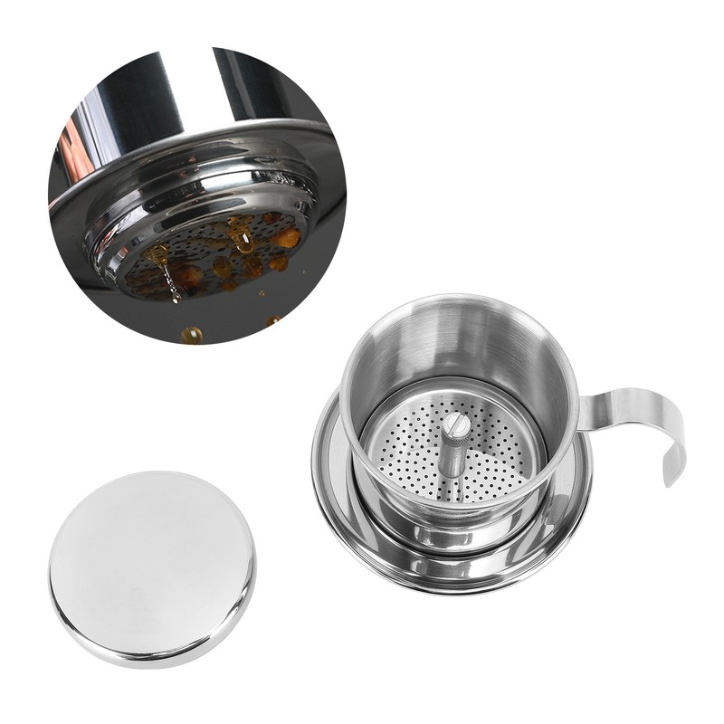 Vietnamese Coffee Filter 100ML Lightweight Rustproof Stainless Steel Coffee Dripper