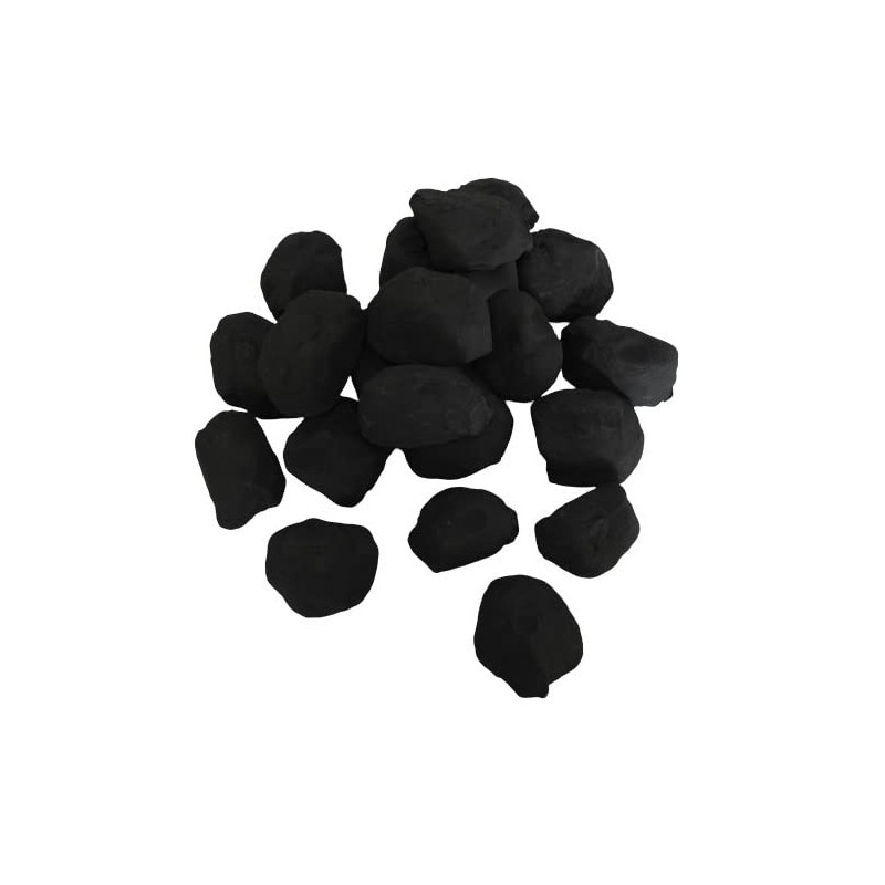 Gas Fire Coals 20 Replacement Random Shaped Cast Coals In