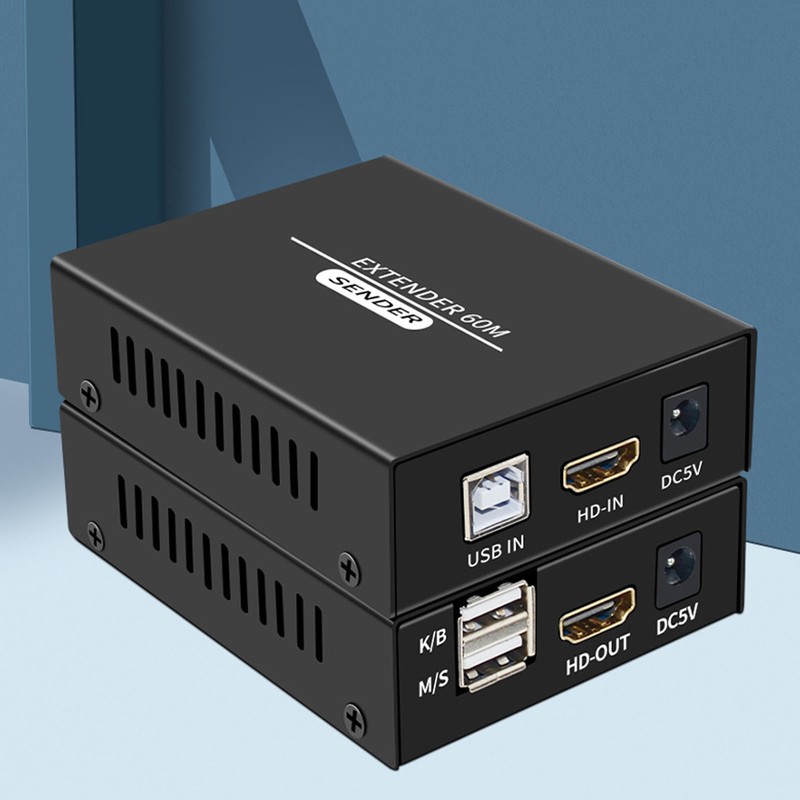 HD Multimedia Interface KVM Extender 197ft 1920x1080P 60Hz Remote Operation