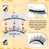 QUEWEL Magnetic Eyelashes with Applicator Soft 3D Magnetic Lashes Natural