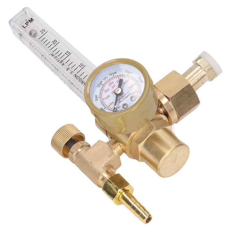 Argon Pressure Regulator Flow Meter Welding Gas CO2 Regulator Gauge