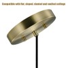 MAYOMAJO 6 Inches Light Canopy Kit with Heavy Duty Replacement