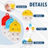 6 Pack Medication Pill Tracker Pill Reminder with Ties Reusable