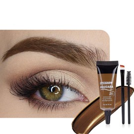 Gel de Cejas Perfectas, Maquillaje para Cejas Duración 24h, Mascara Tinte Fijador para Cejas, Professional Makeup con Pincel y Cepillo Cejas (1#)