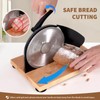 Manual Bread Slicer for Homemade Sourdough Bread, Hand Crank Bread