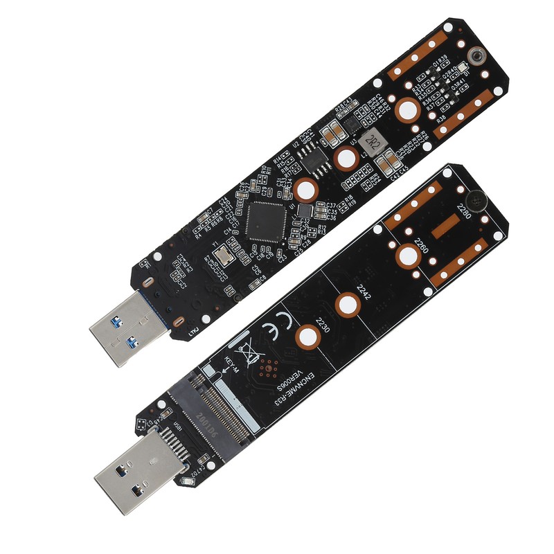 Adapter Card USB3.1 to M.2 NVME/SATA Pcie Adapter for USB
