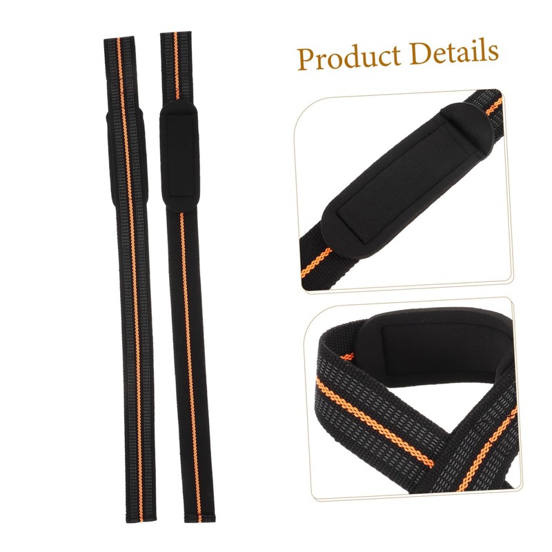 BIUDECO 2pcs Weight Lifting Grip Straps Durable Gym Lifting Straps