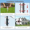 Starlink Pole Mount, 9ft Starlink Ground Pole Mount Kit Features