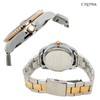 Clefer BT-AM388-RDT Analog Men's Solar Waterproof Metal Band, Bentley, Rose