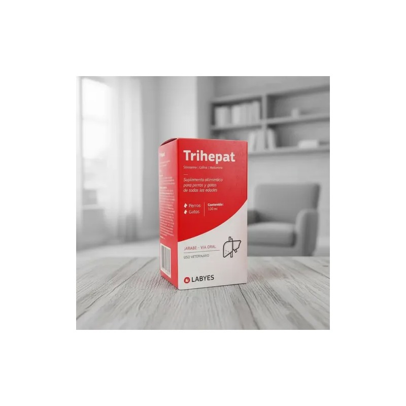 Trihepat Labyes 100ml Protector Hepático Perro Y Gato 3 Pz