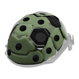 Yzpacc Tactical Helmet Pads, Universal Replacement EX Helmet Internal Memory Foam Padding Protective Mat for ACH MICH FMA EXF Motorcycle Helmet, 4th Generation (4th-Green)