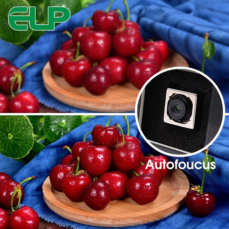 ELP 16MP USB Camera Autofocus 68 Degree Lens, Day and