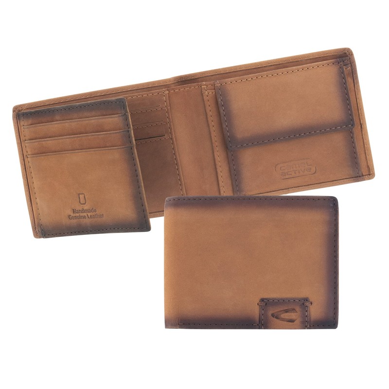 camel active Dallas Men's Wallet Small Landscape Format RFID Leather