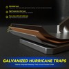 YOUYIKOO 50 Pack Hurricane Ties for Rafters,Hurricane Straps Brackets with