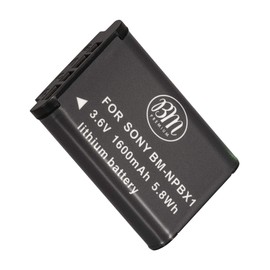 BM Premium NP-BX1 NP-BX1/M8 Battery for Sony CyberShot ZV-1 II, DSC-RX100, RX100 II, RX100 III, RX100 IV, RX100 V, RX100 VI, RX100 VII, DSC-RX1R, RX1R II, HX50V, HX60V, HX80V, HX90V, WX350 Cameras