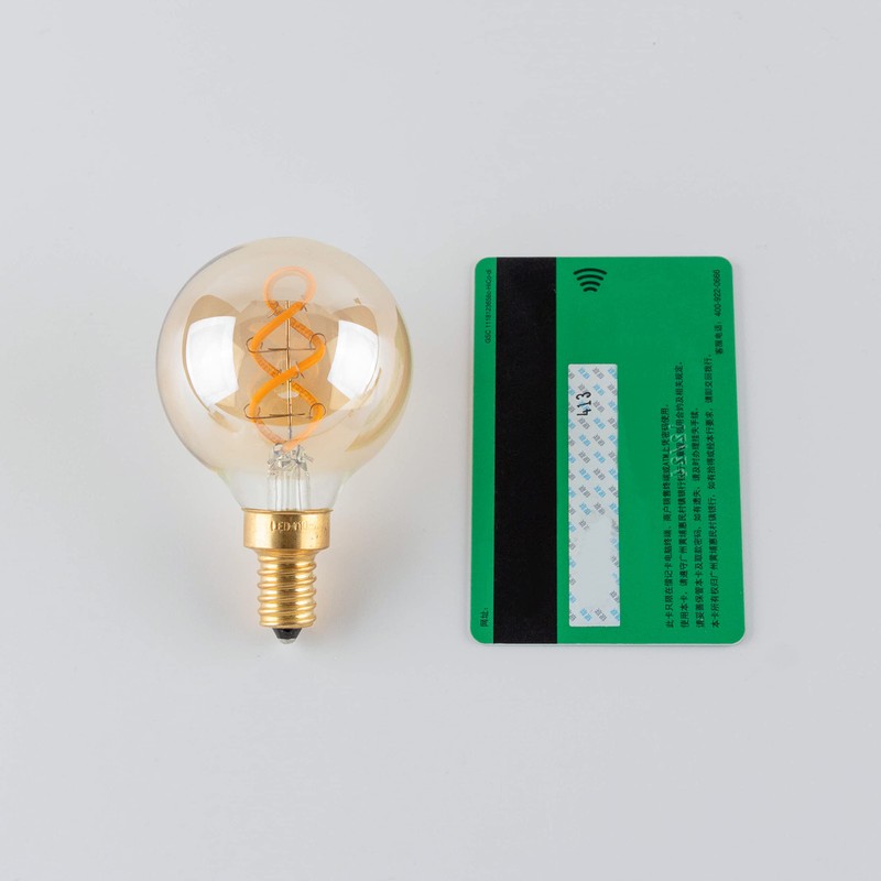 E12 Décor Globe g16.5 Candelabra Light Bulb 4W Dimmable ,