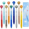 Maydahui 9 PCS Rotating Planet Rollerball Gel Pens Novelty Retractable