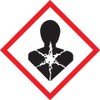 Accuform LZH609PS2 GHS Pictogram Label, Health Hazard, 1" Length x