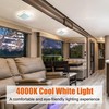 Facon Square LED RV Ceiling Light with Switch - 14W,