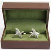 Soprano Silver Flying Pheasant Solid Country Cufflinks