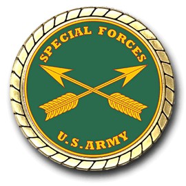 US Army Special Forces Afghanistan Service Challenge Coin