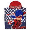 Miraculous Girls Ladybug Cotton Poncho Blue