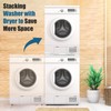 Washer Dryer Stacking Kit, Universal 29"/28"/27"/26"/25"/24" Washer and Dryer Stackable