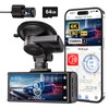 REDTIGER REDTIGER 4K Dash Cam Front and Rear, Touch Screen