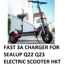 coming data Fast 3A battery Charger w cooling fan For SEALUP Q22 Q23 Electric scooter HKT