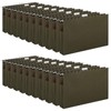 Resholder 20 Pack Extra Capacity Hanging File Folders with Tabs