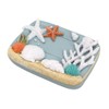 The Bridge Collection Coastal Starfish and Seashell Soap Dish -