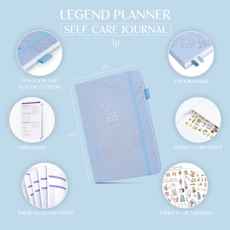 Legend Self-Care Journal – Guided Daily Reflection Journal to Support