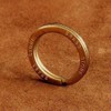 BRASS STORE Original Brass Double Ring (Diameter 1.1 inches (28