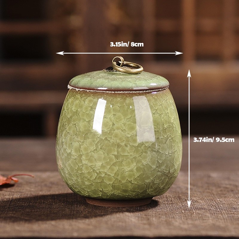 Mini Urns for Ashes, Handicrafted Ceramic Ashes Urns for Dog