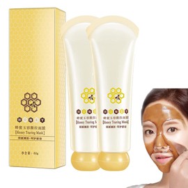 Honey Mask, Honey Tearing Mask Peel Mask Dead Skin, 2023 New Honey Tearing Mask, Honey Tearing Mask Peel Mask Dead Skin Clean Pores Shrink (2pcs)