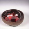 MIJOMA Exotic Coconut Bowl, Colourful Varnished Interior, Robust and Aesthetic,