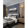 HOMLUCE Modern Plug in Wall Sconce Globe Shade Indoor Wall